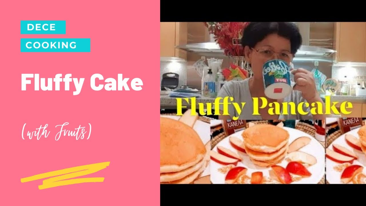 Breakfast mukbang/Fluffy pancake and fruits with my greentea