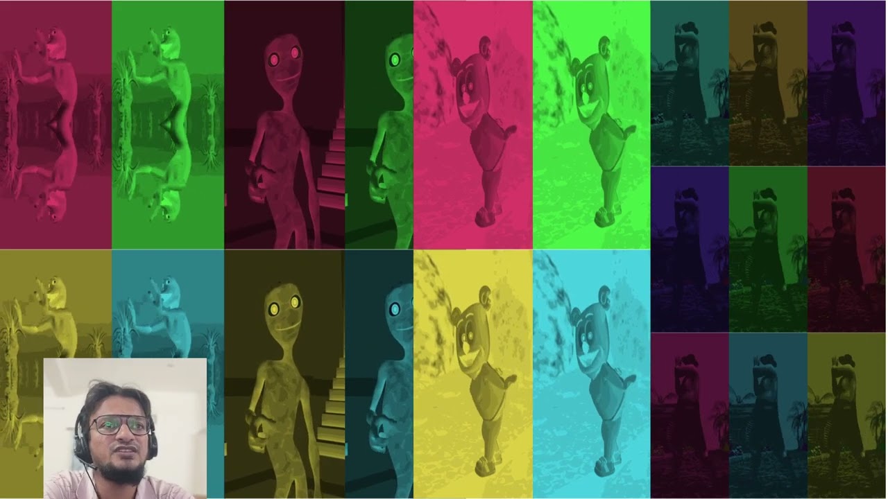 REMIX VIDEO PATILA VS MEKAMESTE VS BAD SANTA VS BEAR SPEED TO SLOW COLOR  DANCE CHALLENGE #18