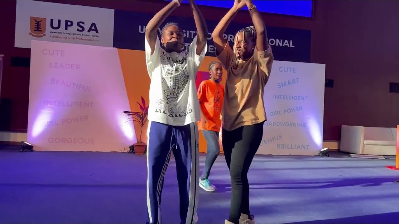 Endurancegrand and Afronitaaa dance and share their stories at the power of girl conference at UPSA