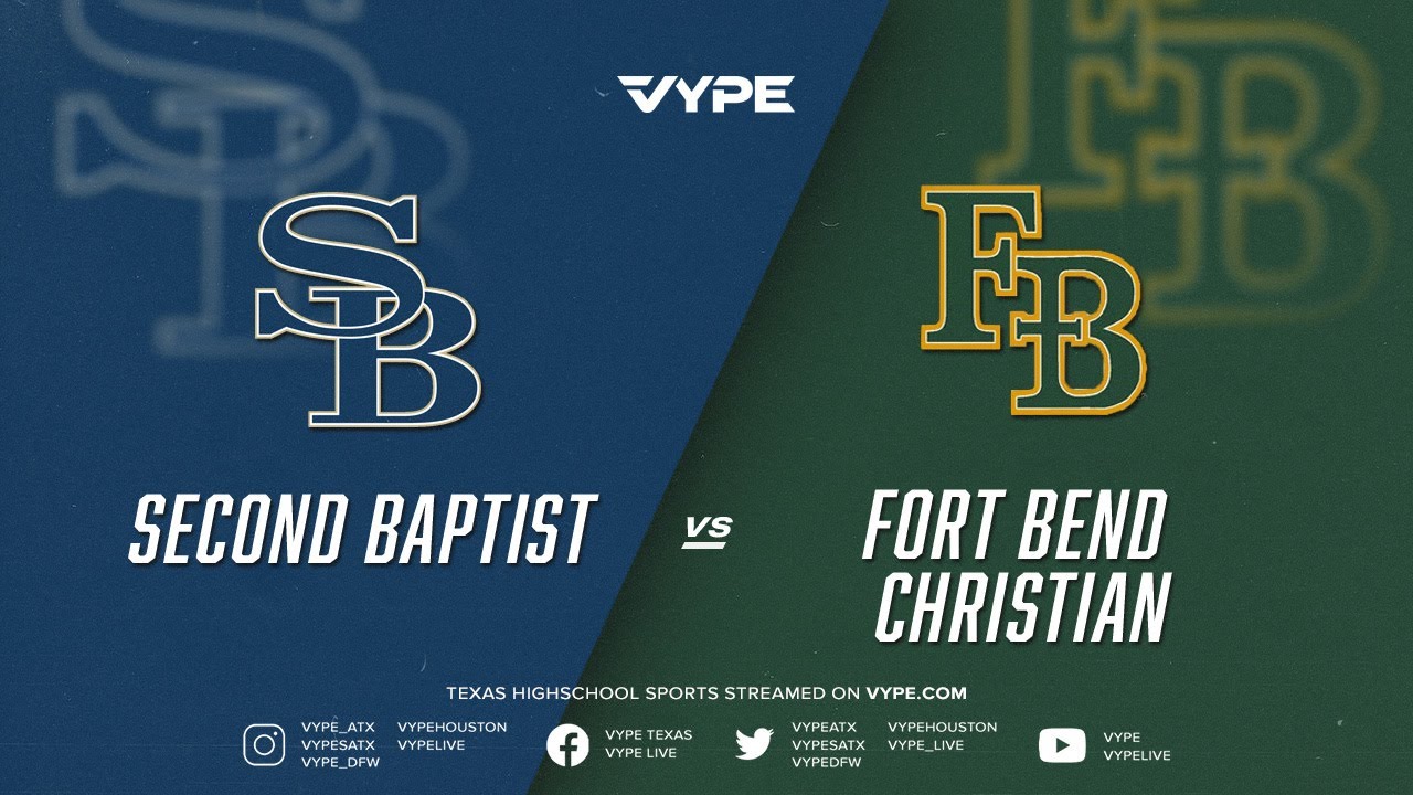 1PM - TAPPS DII Reg. Final - Second Baptist vs. FBCA