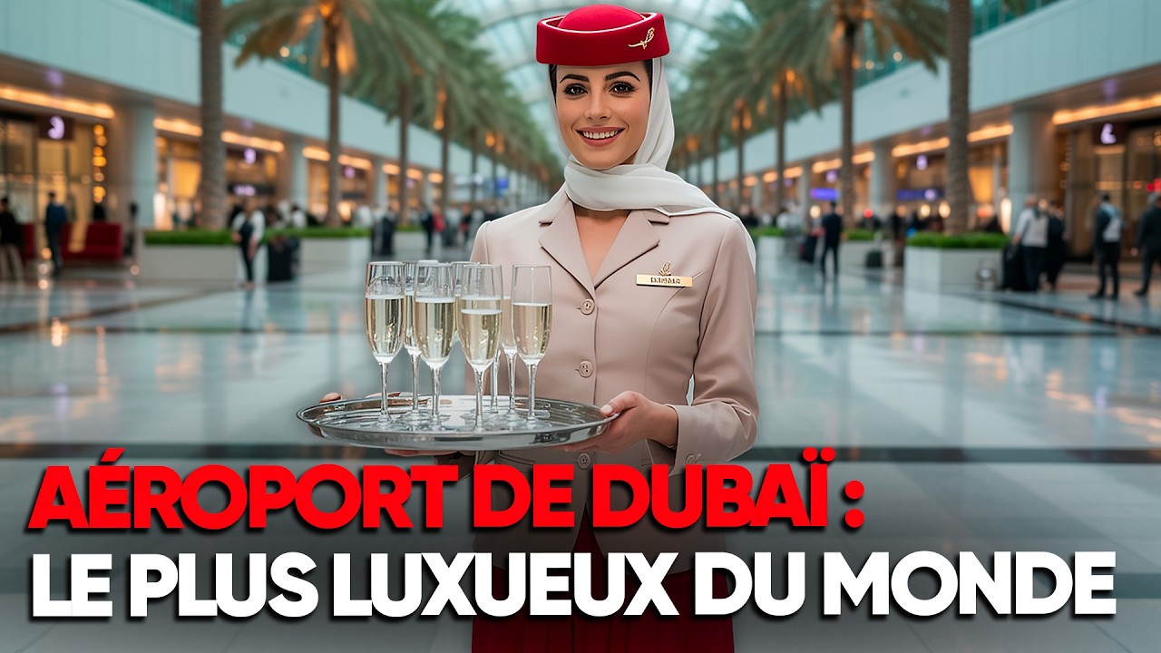 AU COEUR de l'aéroport de DUBAÏ : le plus LUXUEUX du monde - Documentaire Complet - BL