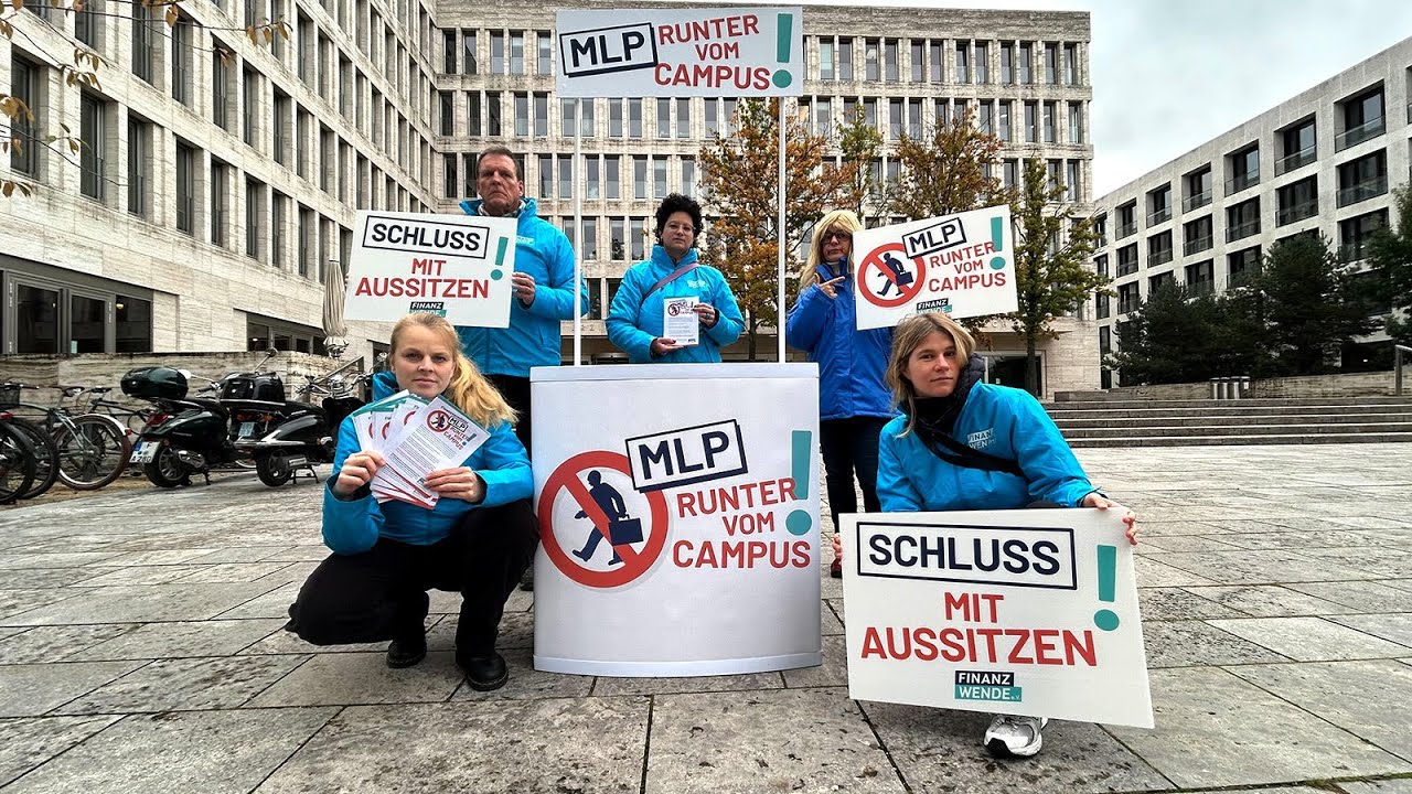 Finanzvermittler wie MLP runter vom Campus!