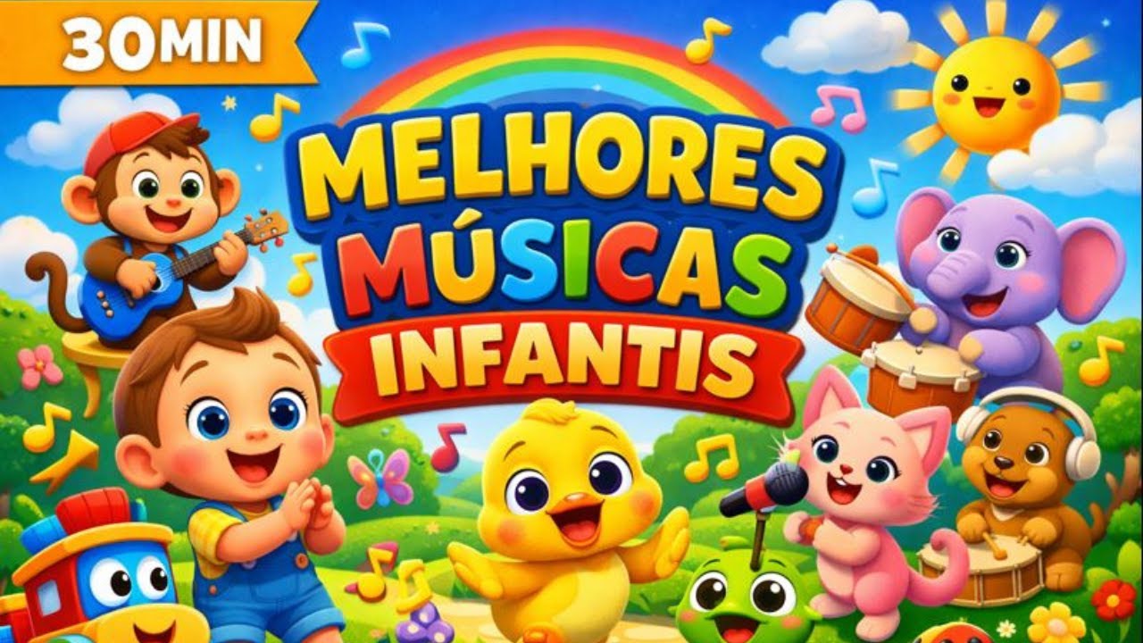 Melhores Músicas Infantis | 30 Minutos de Canções para Bebês e Crianças