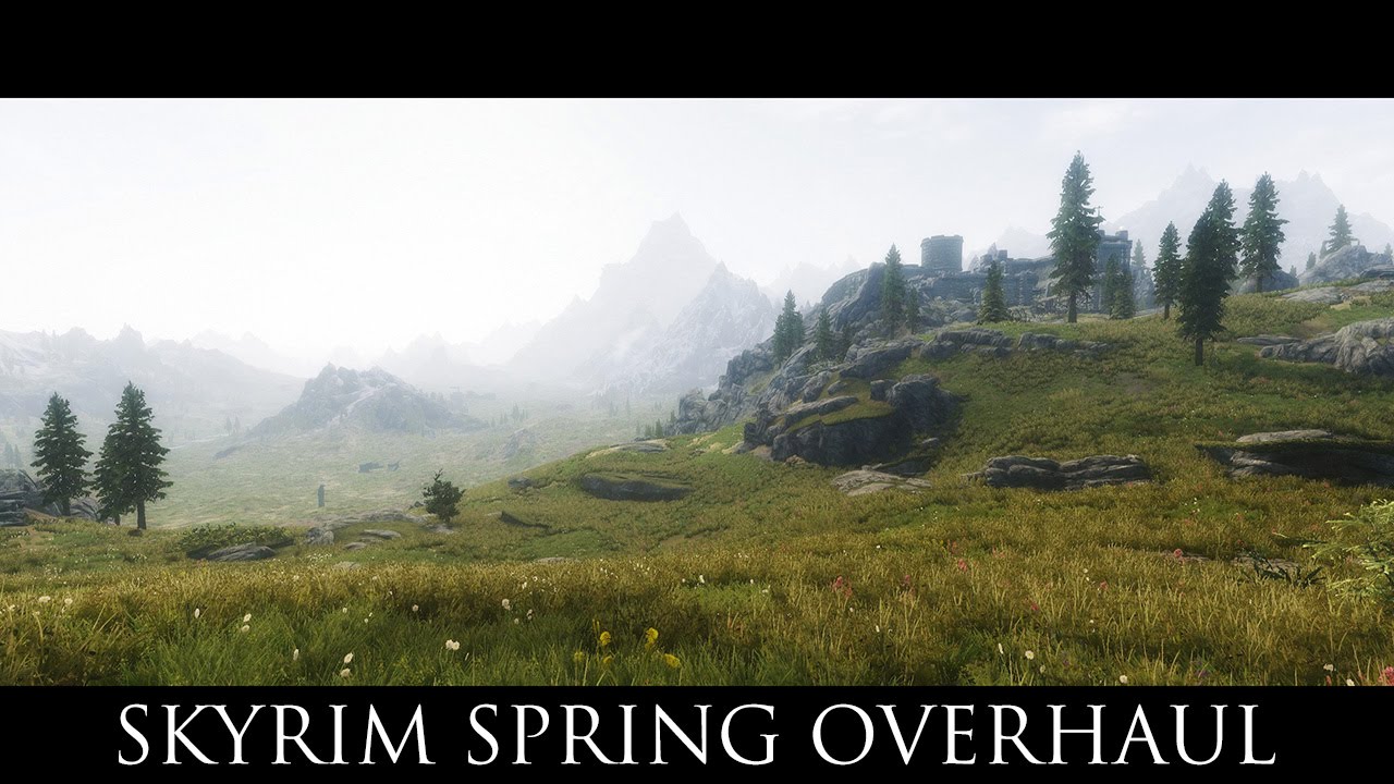 TES V - Skyrim Mods: Skyrim Spring Overhaul