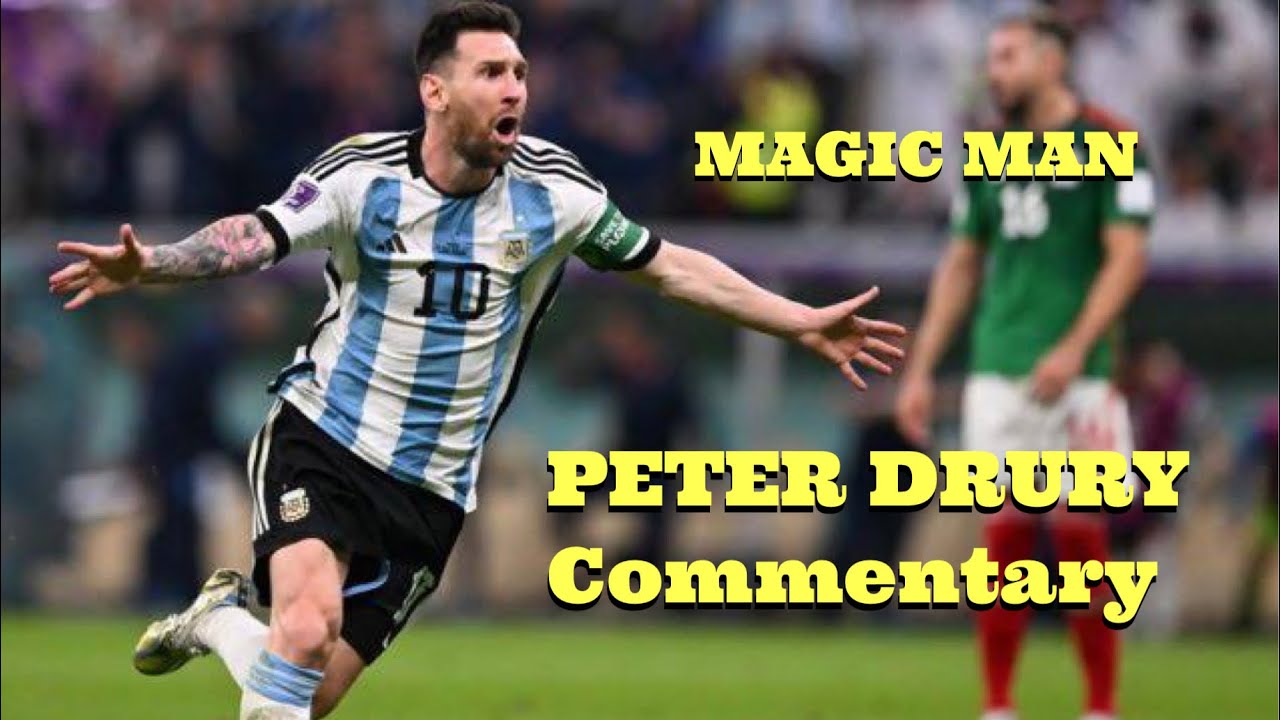 Messi the Magic Man | Goal with Peter Drury Commentary &hearts;️