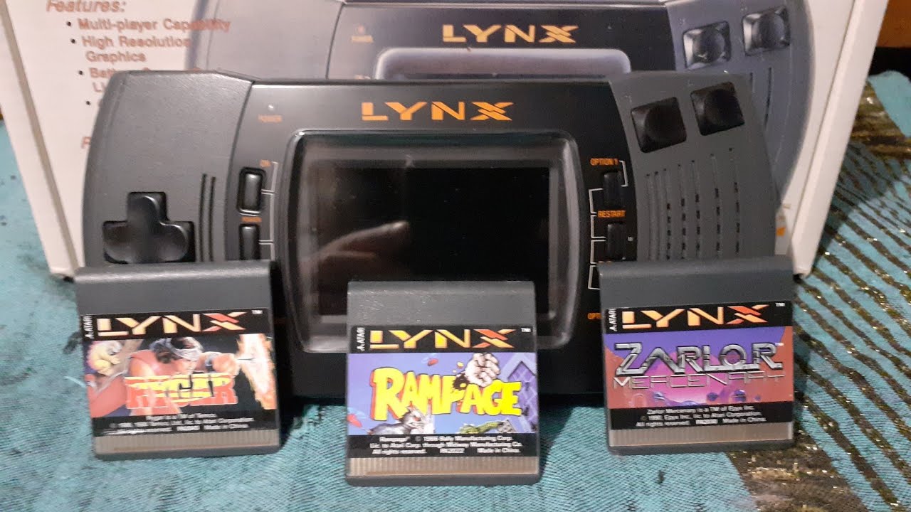 On joue à l'ATARI LYNX !