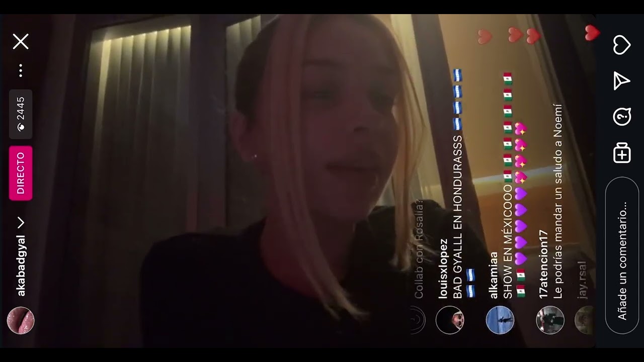 Bad Gyal Directo Instagram Live 18.11.2024
