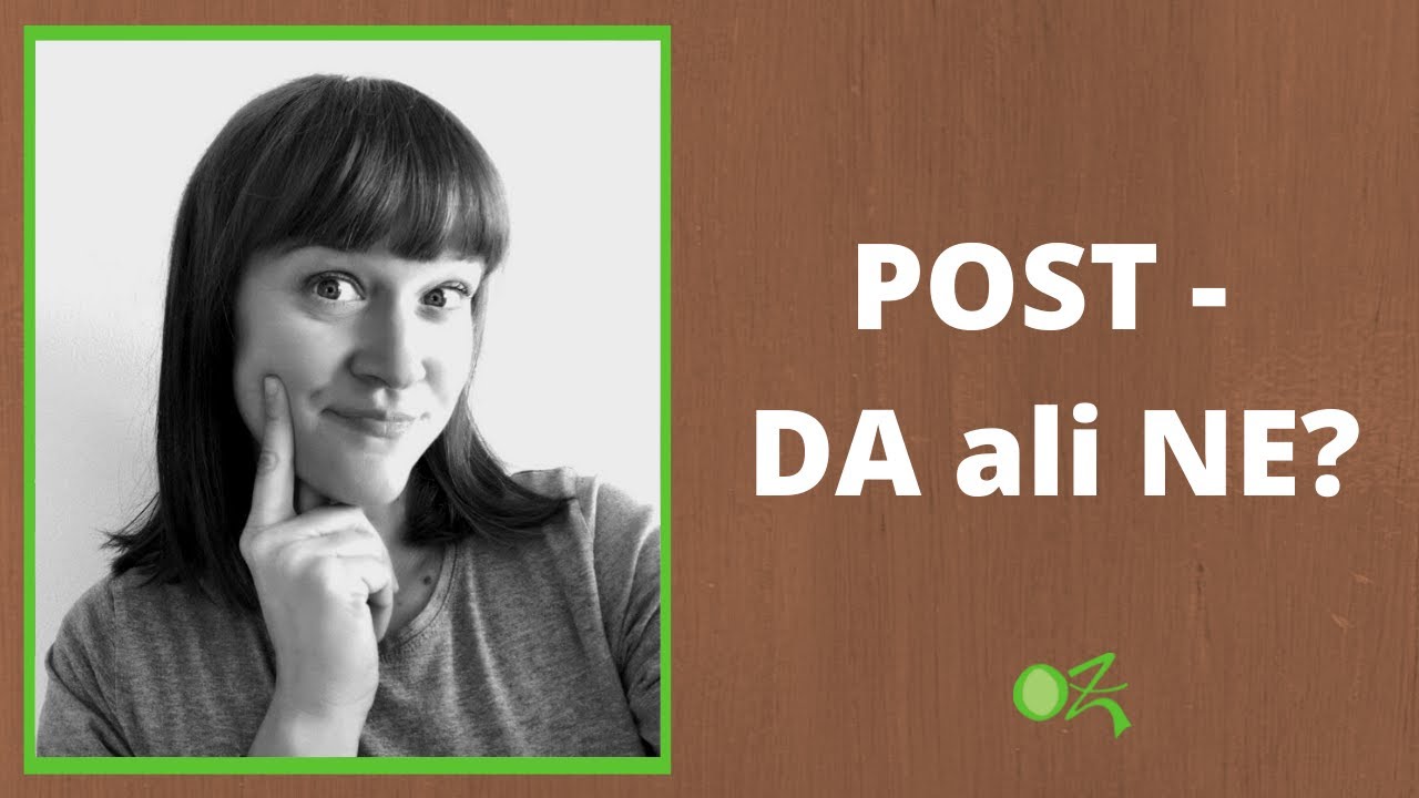 Postenje - da ali ne? I Studio OZ