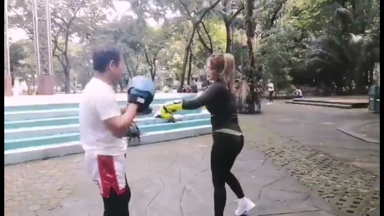 Kick Boxing Training GM. Domingo Mateo S.Bayot Circle Quezon City 