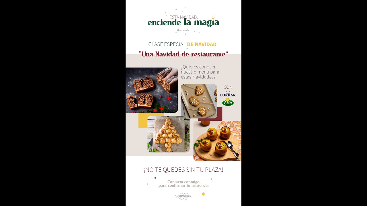 Thermomix, Méndez Álvaro. Clase de Navidad “Una navidad de restaurante” 2021. PRESENCIAL Y ONLINE.