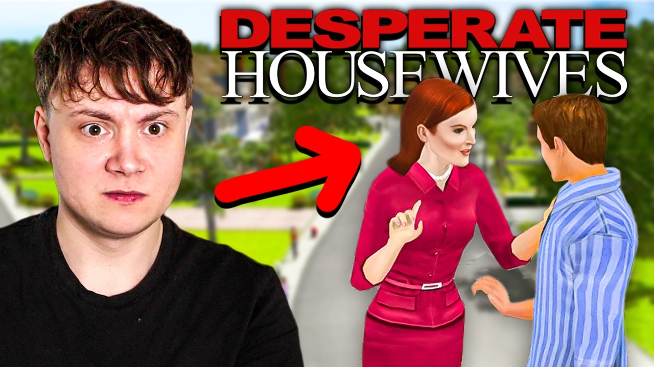 Playing the Desperate Housewives sims game (yes it's real)