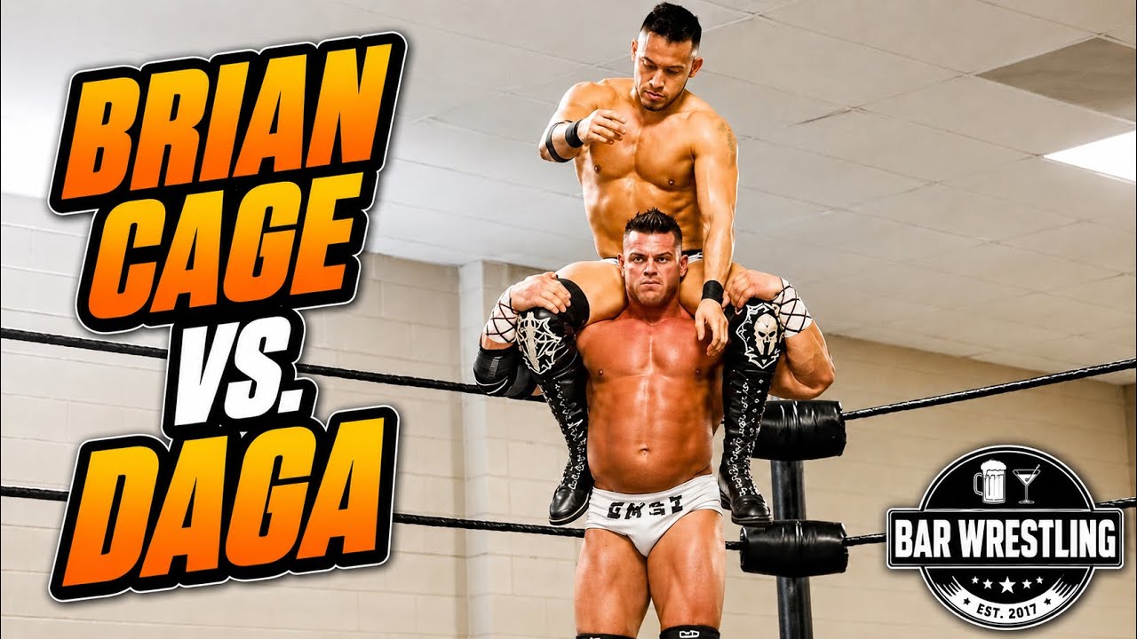 Brian Cage vs. Daga | Power vs. Precision Showdown at Bar Wrestling!