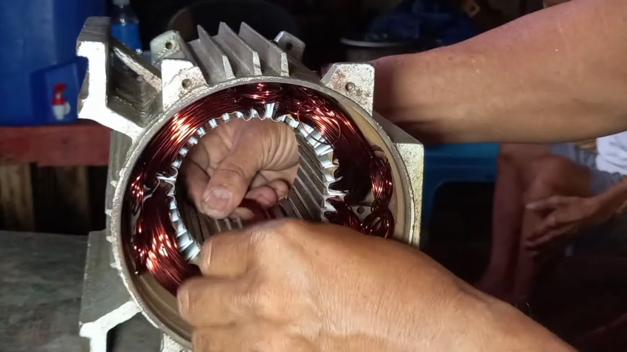 How to rewind Mindong  motor|1.5hp 2 phase 220v.@dodznb238|#09075850994