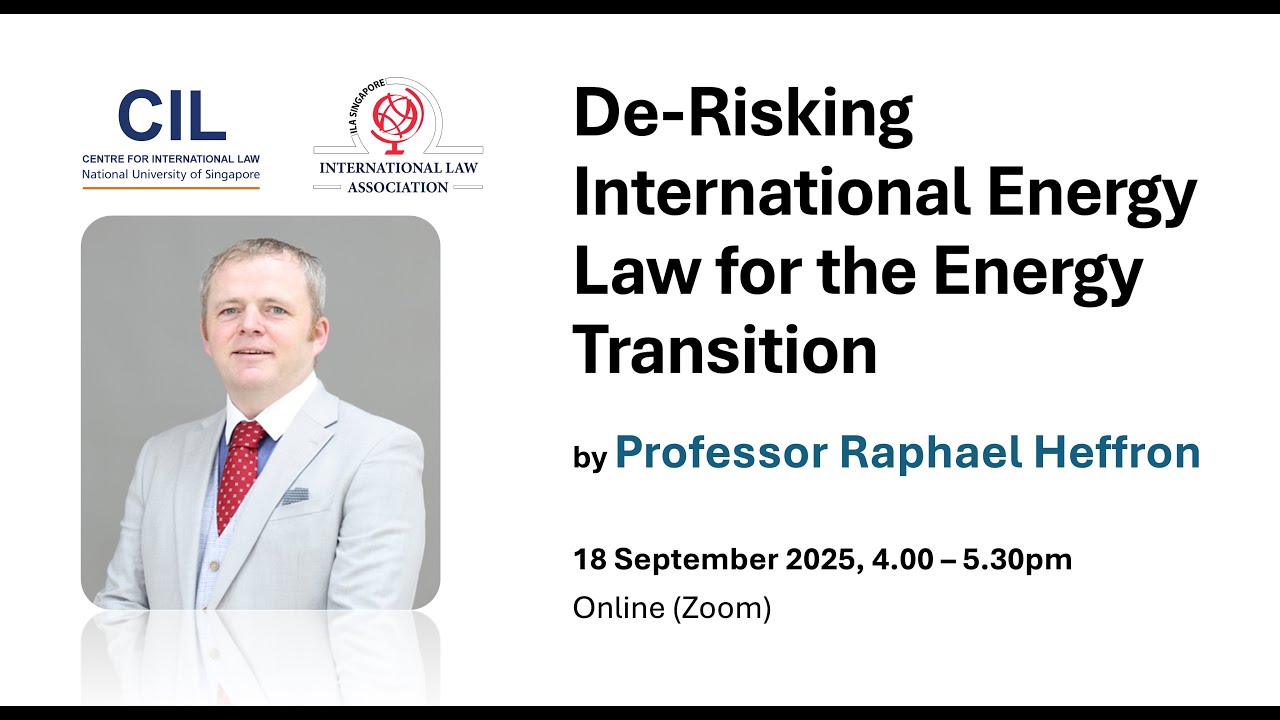 De-Risking International Energy Law for the Energy Transition