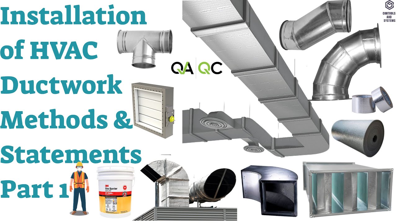 HVAC Duct work Installation Methods & Statements | Complete Guide with Accessories 🌬️📐