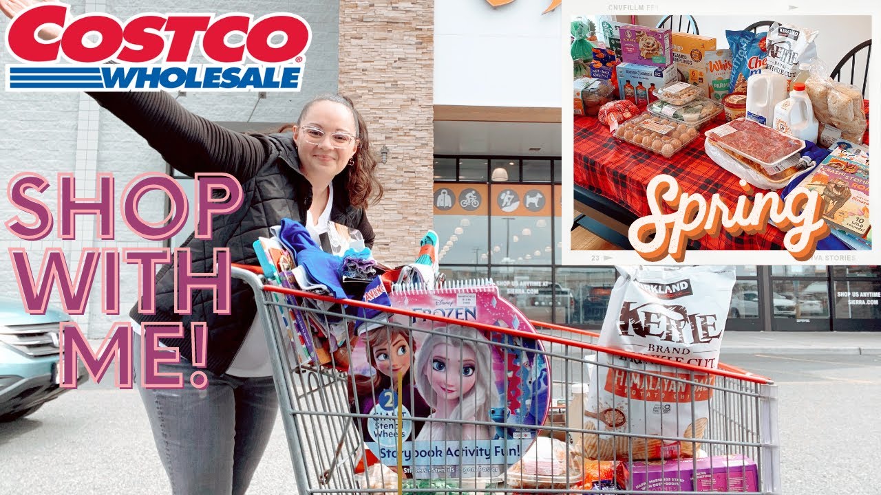 COSTCO SHOP WITH ME | NEW ITEMS FOR SPRING 2022 🌼 | LARGE HAUL FOR FAMILY OF 4!