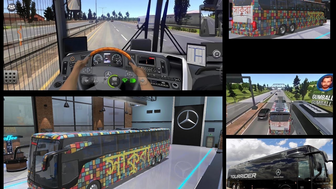 The longest route in USA: Bus Simulator Ultimate. Seattle to Miami সাকুরা পরিবহন 