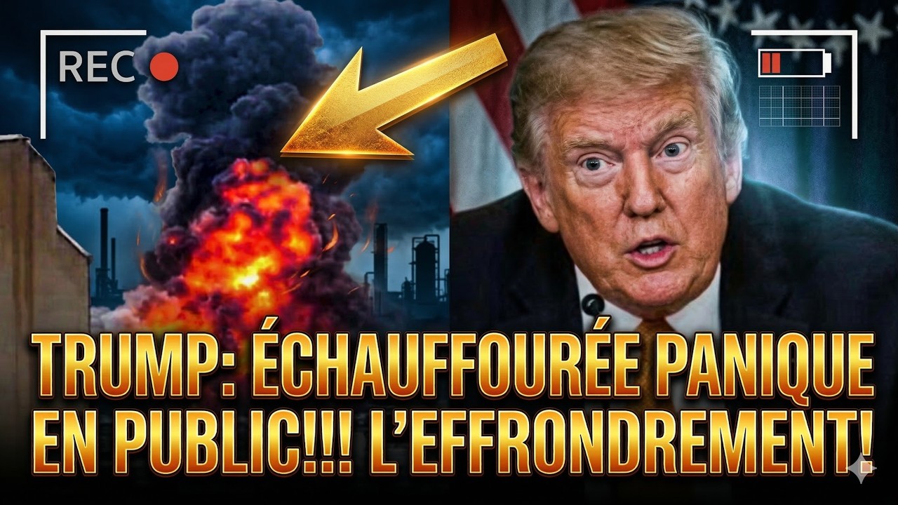 Trump explose en point de presse à la Maison-Blanche, sa guerre se retourne contre lui.