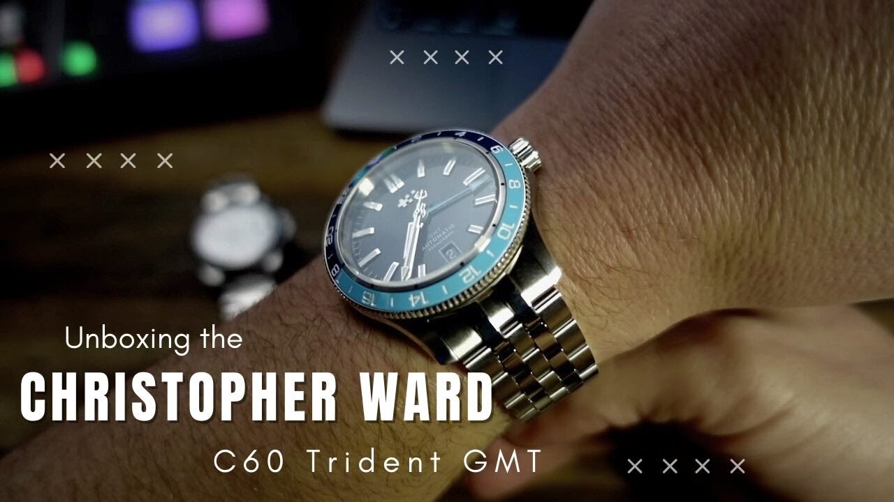 Распаковка Christopher Ward C60 Trident Pro GMT