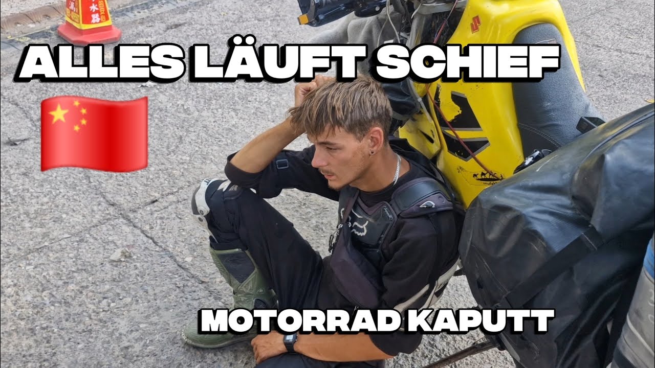 Motorschaden und Probleme mit der Polizei in China, Xi'an | Motorradweltreise : S04:E05