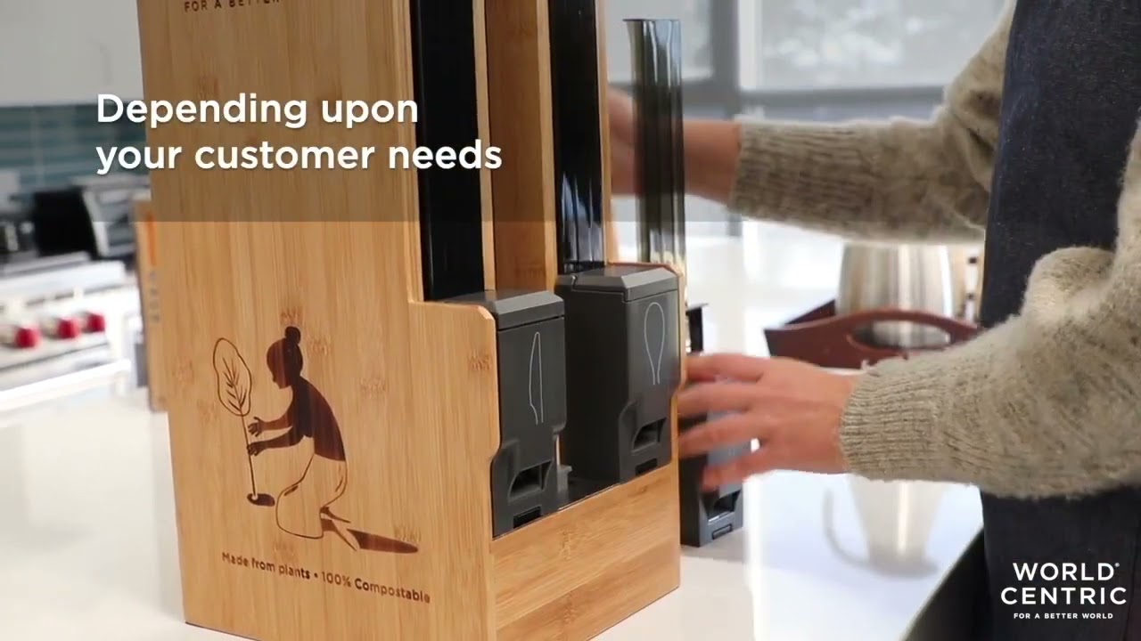 World Centric Touchless Cutlery Dispenser