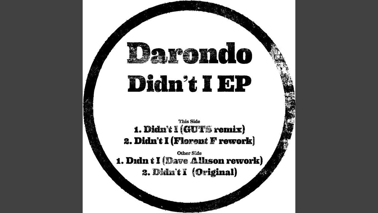 Didn't I (Dave Allison Rework)