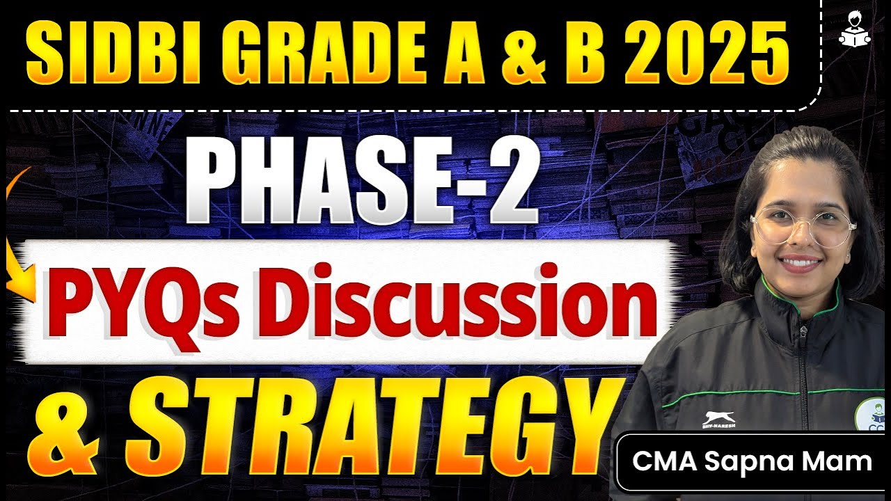 SIDBI Grade A 2025 | Memory Based Questions & Answer Key |SIDBI 2024 Mains Questions |Strategy Video
