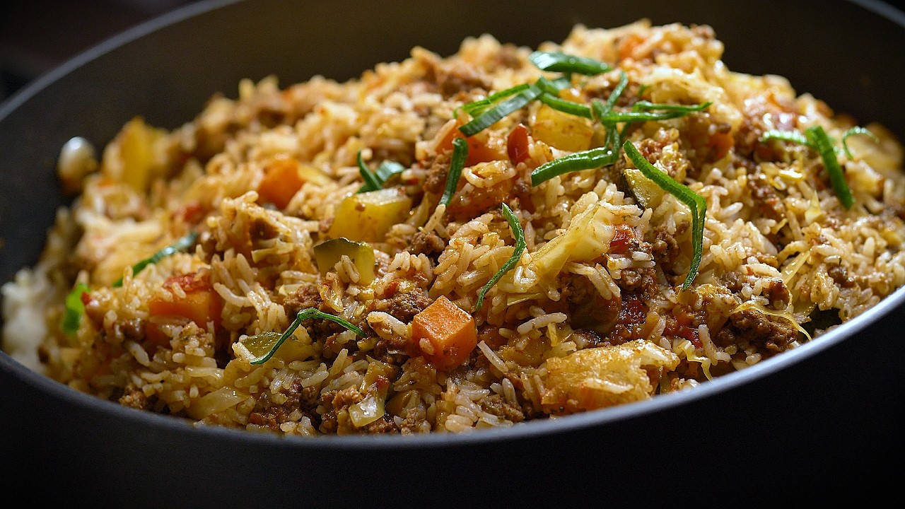 Have You Ever Prepared Rice Like This Before? This Beef Rice Recipe is Too DELICIOUS!