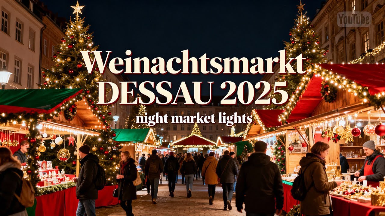 🇩🇪 Dessau Christmas Market 2025 🎄✨ | Magical Holiday Travel Tour