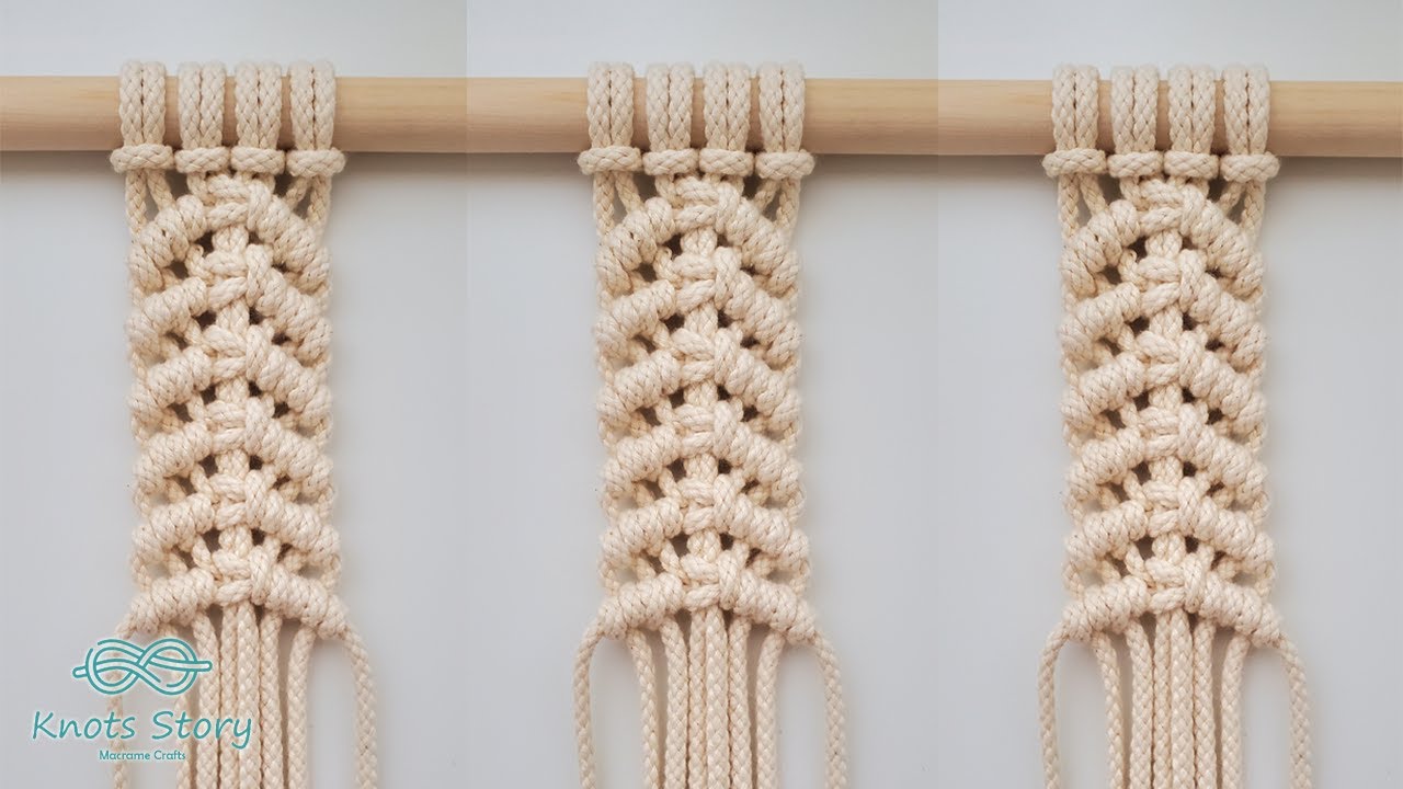 Macrame Arrow Pattern, Macrame Tutorials, Macrame Knots