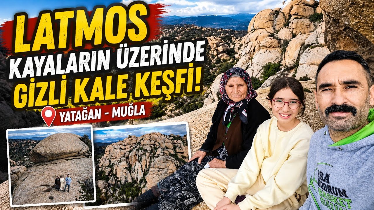 Kayaların Üzerinde GİZLİ KALE KEŞFİ!  MUĞLA - YATAĞAN