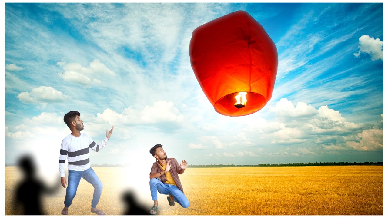 How To Fly Sky Lantern In Hindi | Mini Hot Air Balloon ₹20 | Easy Tutorial