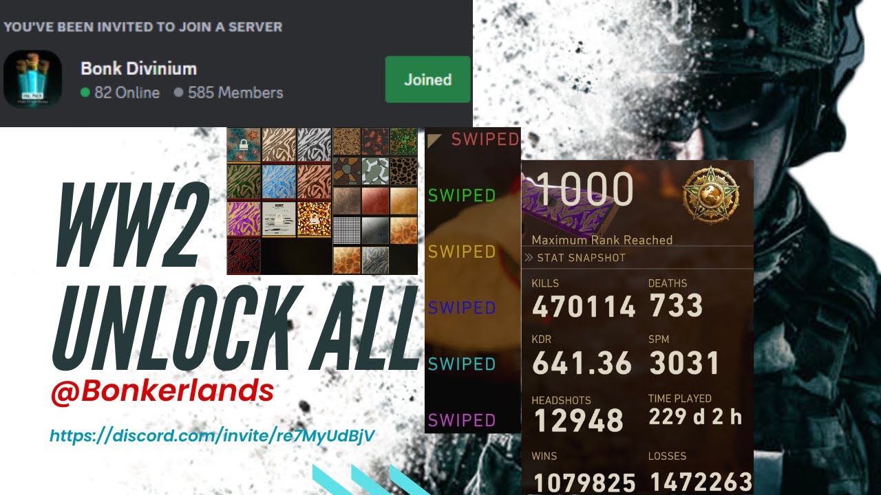 (WW2) Многопользовательский режим: разблокировано всё до 2024 года | Всё в WW2 разблокировано