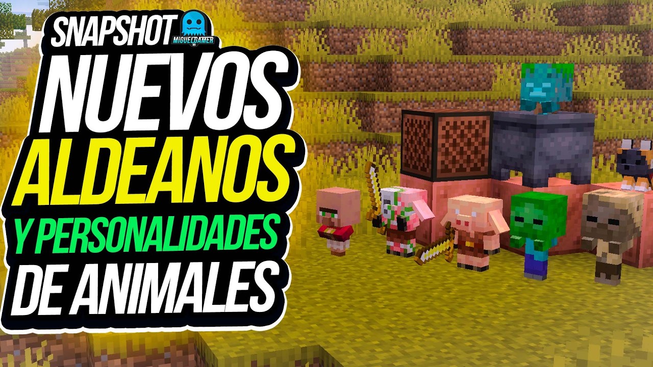 Nuevos aldeanos mini y animales con PERSONALIDAD (pollos, vacas, gatos y cerdos)
