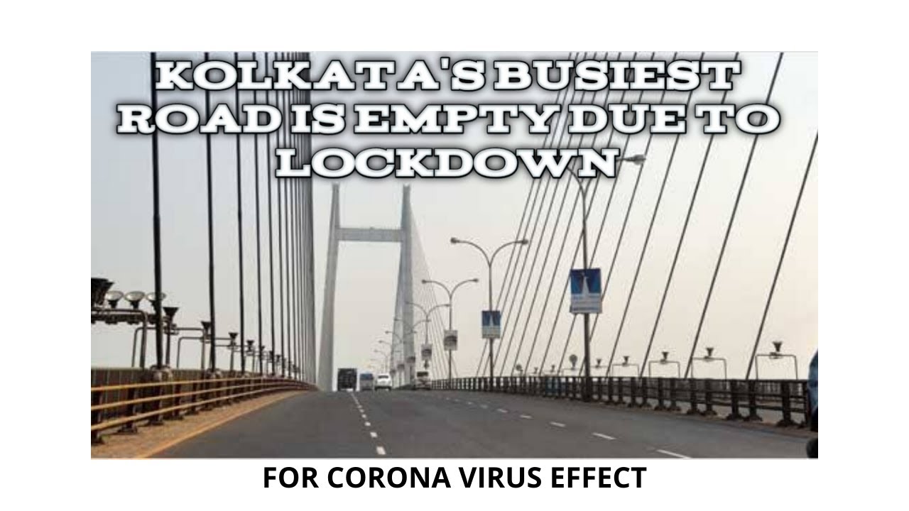 Empty road for Coronavirus effect due to lockdown