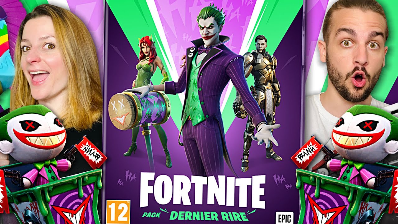 ON ACHETE LE NOUVEAU SKIN DU JOKER ! | PACK DERNIER RIRE FORTNITE 4K DUO SAISON 4