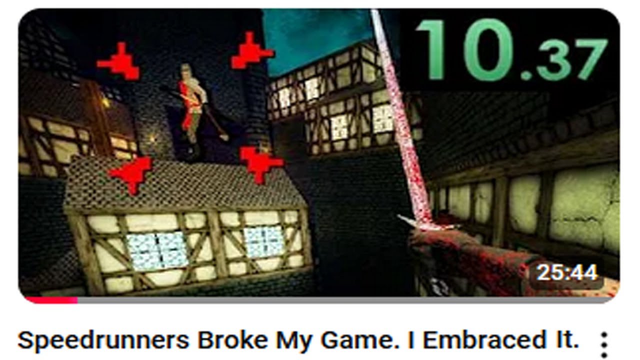When The Developer Knows His Game Is Broken