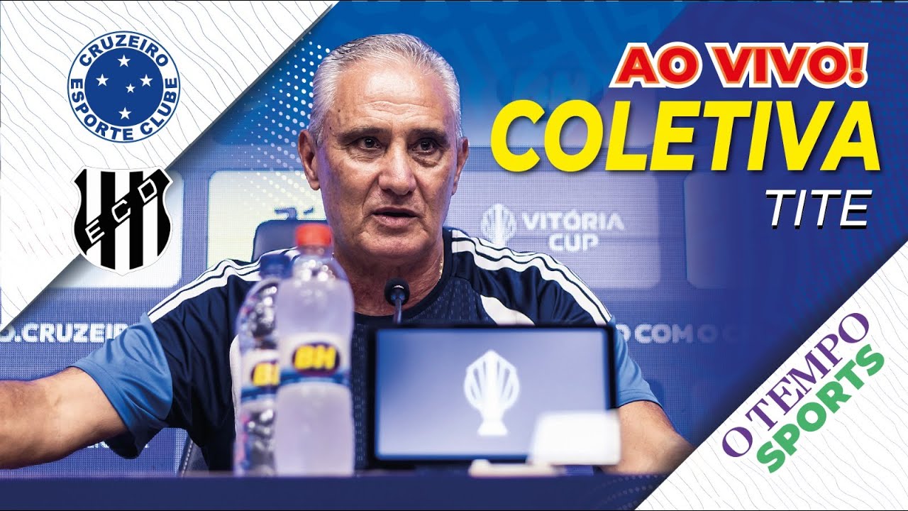 🔥AO VIVO🔥 COLETIVA DE TITE APÓS CRUZEIRO X DEMOCRATA-GV🦊🎙️