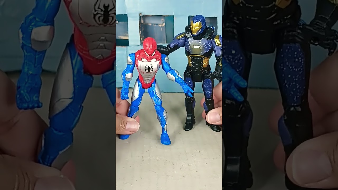 Grey Venom Throw Spider-Man Off l Marvel Toys 