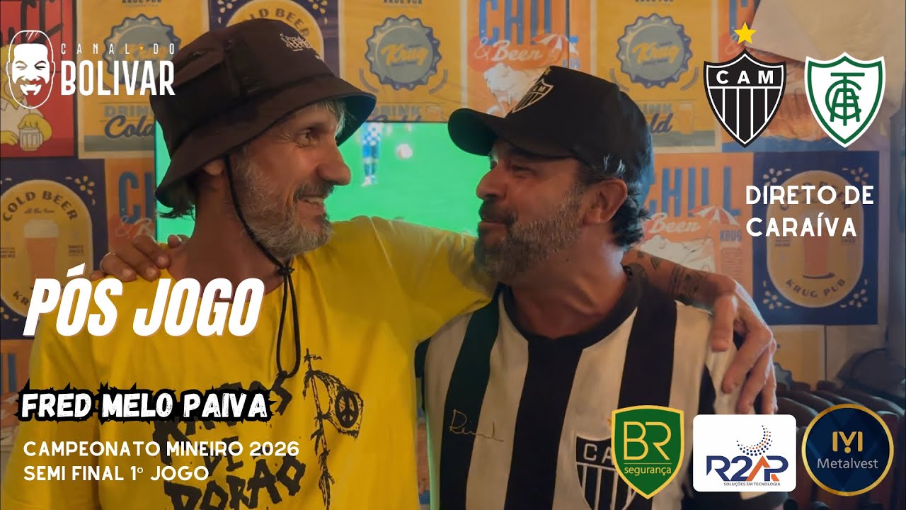 PÓS JOGO - ATLÉTICO 1 x 1 AMÉRICA ( 1• jogo semi final - mineiro 2026 ) direto de Caraíva