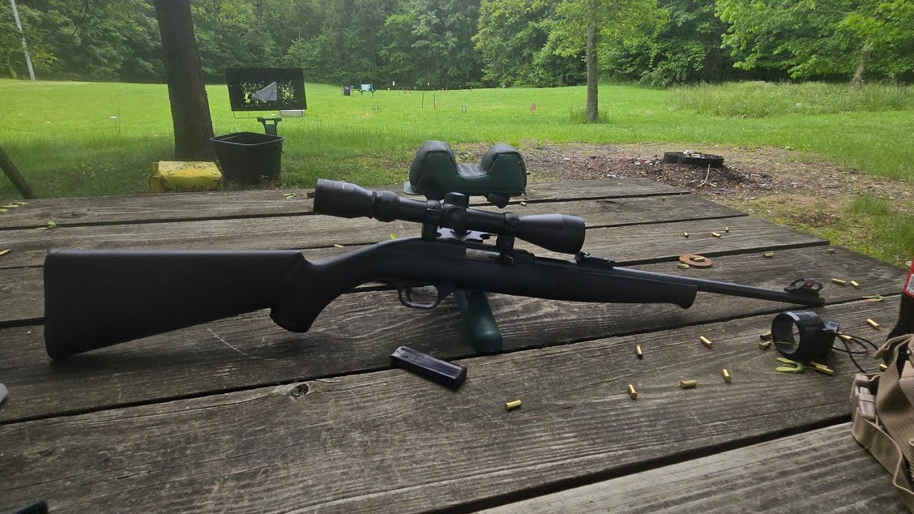 Mossberg 702 Plinkster 22lr Rifle. Just Plinking.