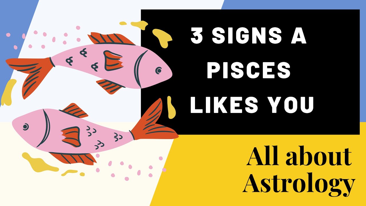 3 SIGNS A PISCES LIKES YOU