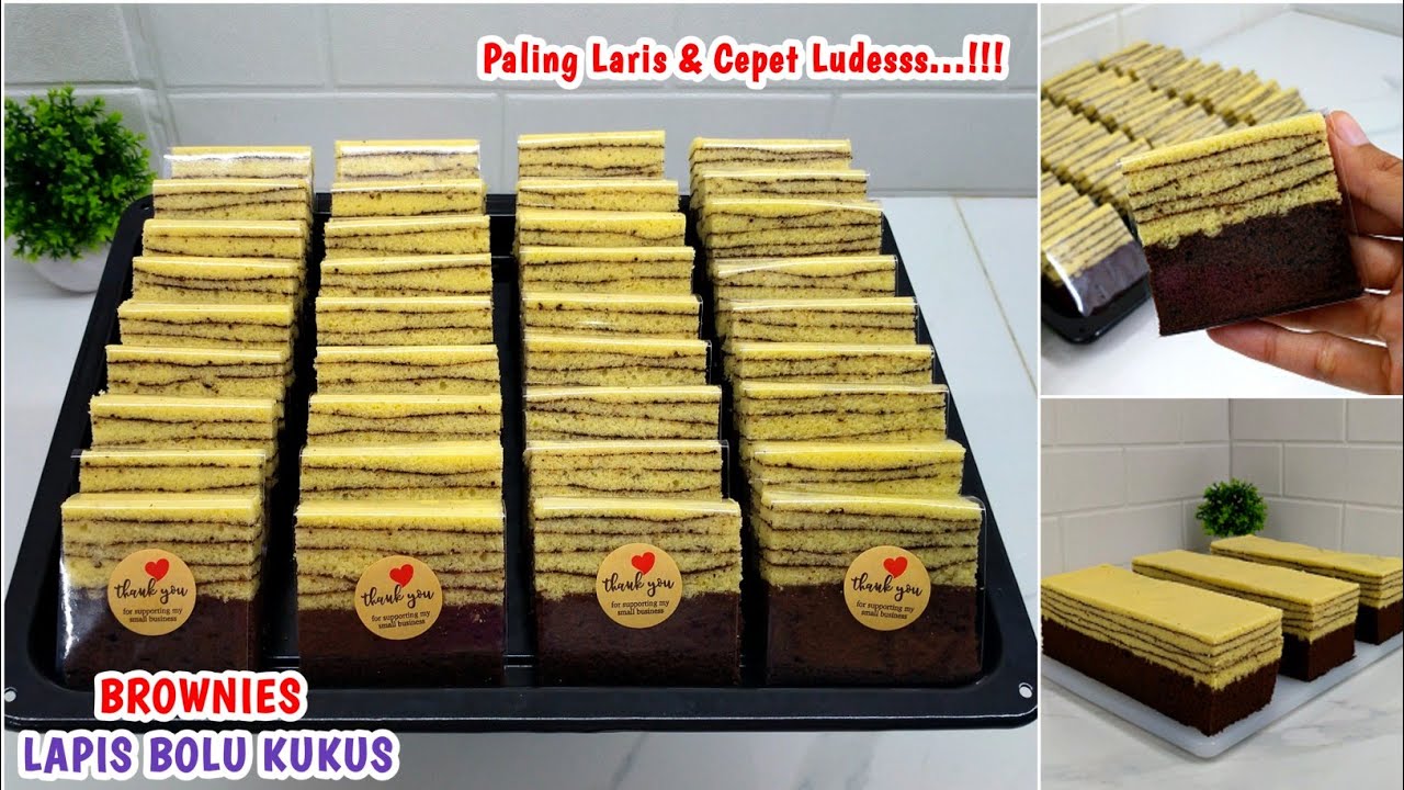 PALING LARIS & CEPET LUDES😍Baru Open Order Langsung Pada Borong || BROWNIES LAPIS BOLU KUKUS