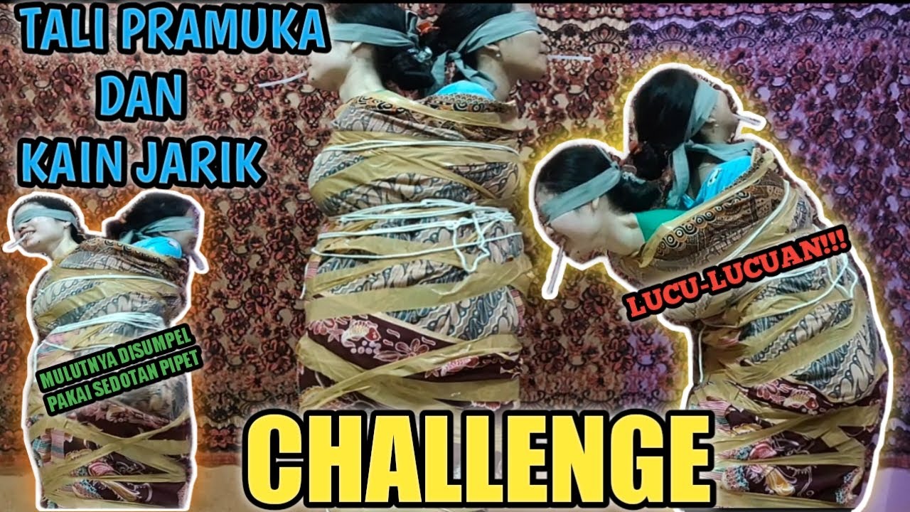 TALI PRAMUKA DAN KAIN JARIK CHALLENGE ~ LUCU DAN NGAKAK~