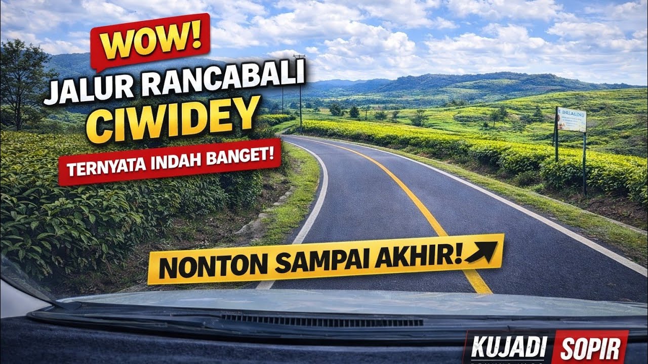 Driving Through the Beautiful Tea Plantations of Rancabali &ndash; Ciwidey, Indonesia 🇮🇩