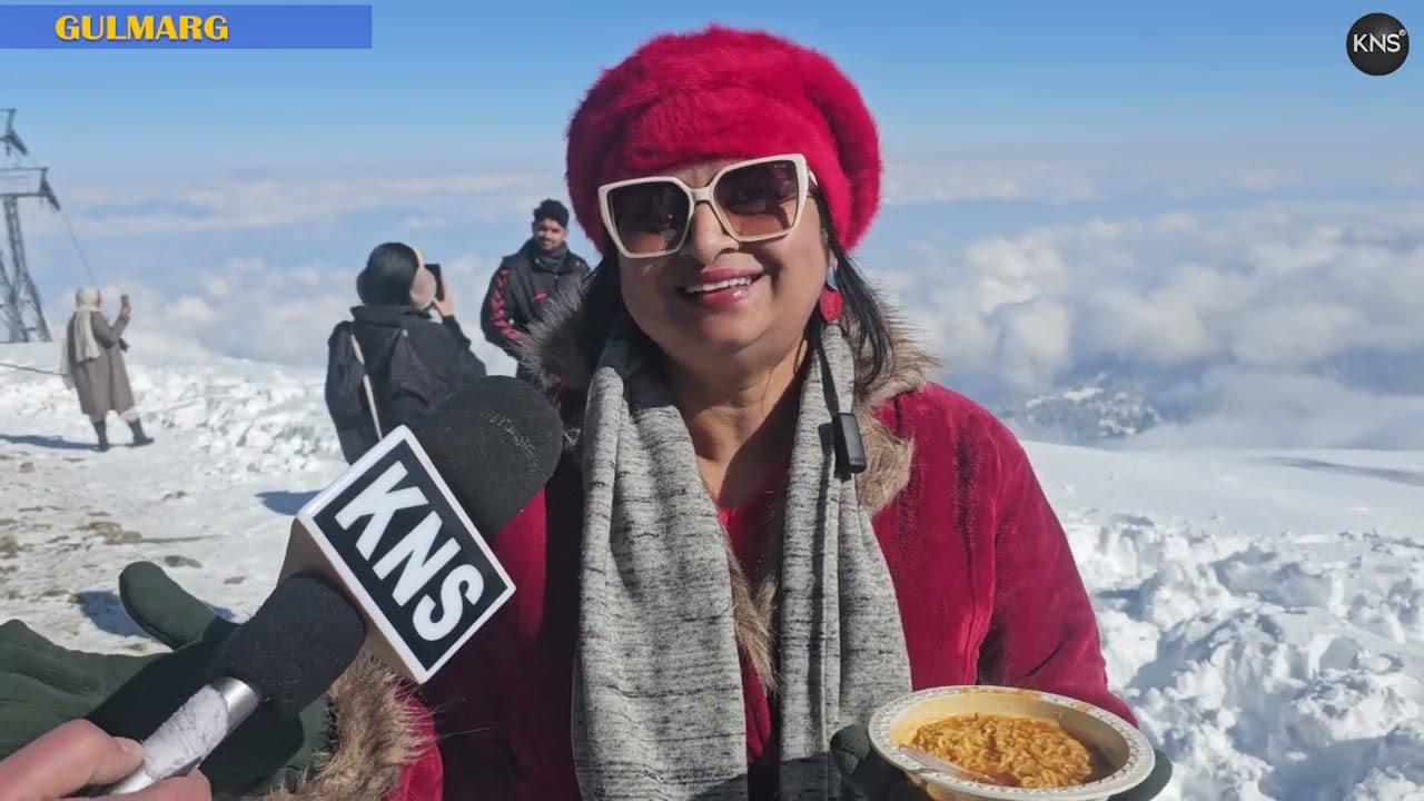 Tourists throng Gulmarg after fresh snowfall, soaking in the magical winter landscape, enjoyed 