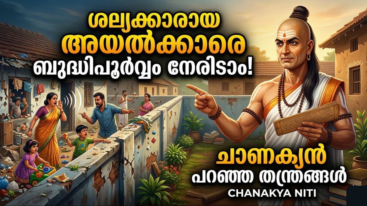 ശല്യക്കാരായ അയൽക്കാരെ ബുദ്ധിപൂർവ്വം നേരിടാം | Chanakya Niti Malayalam