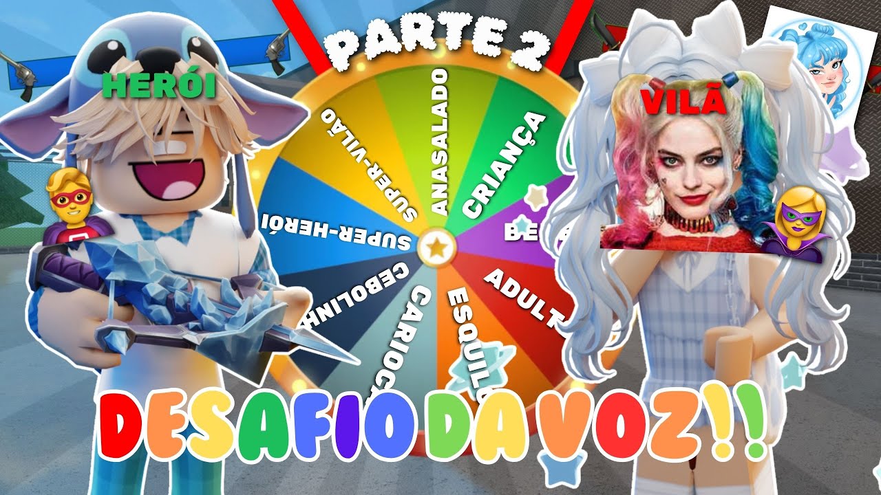 A ROLETA CONTINUOU MUDANDO NOSSA VOZ SEMPRE QUE GANHAMOS NO MURDER!! *Parte 2* 🗣️🤣
