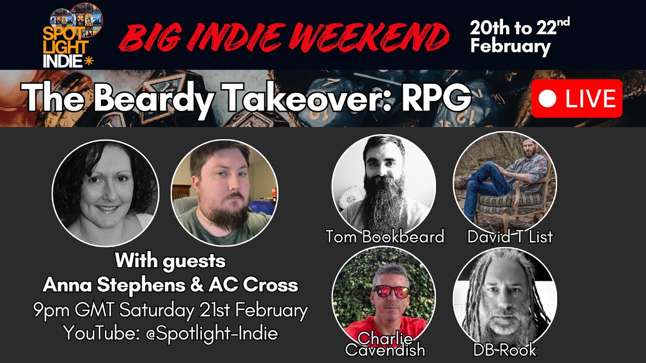 Big Indie Weekend - The Beardy Takeover RPG
