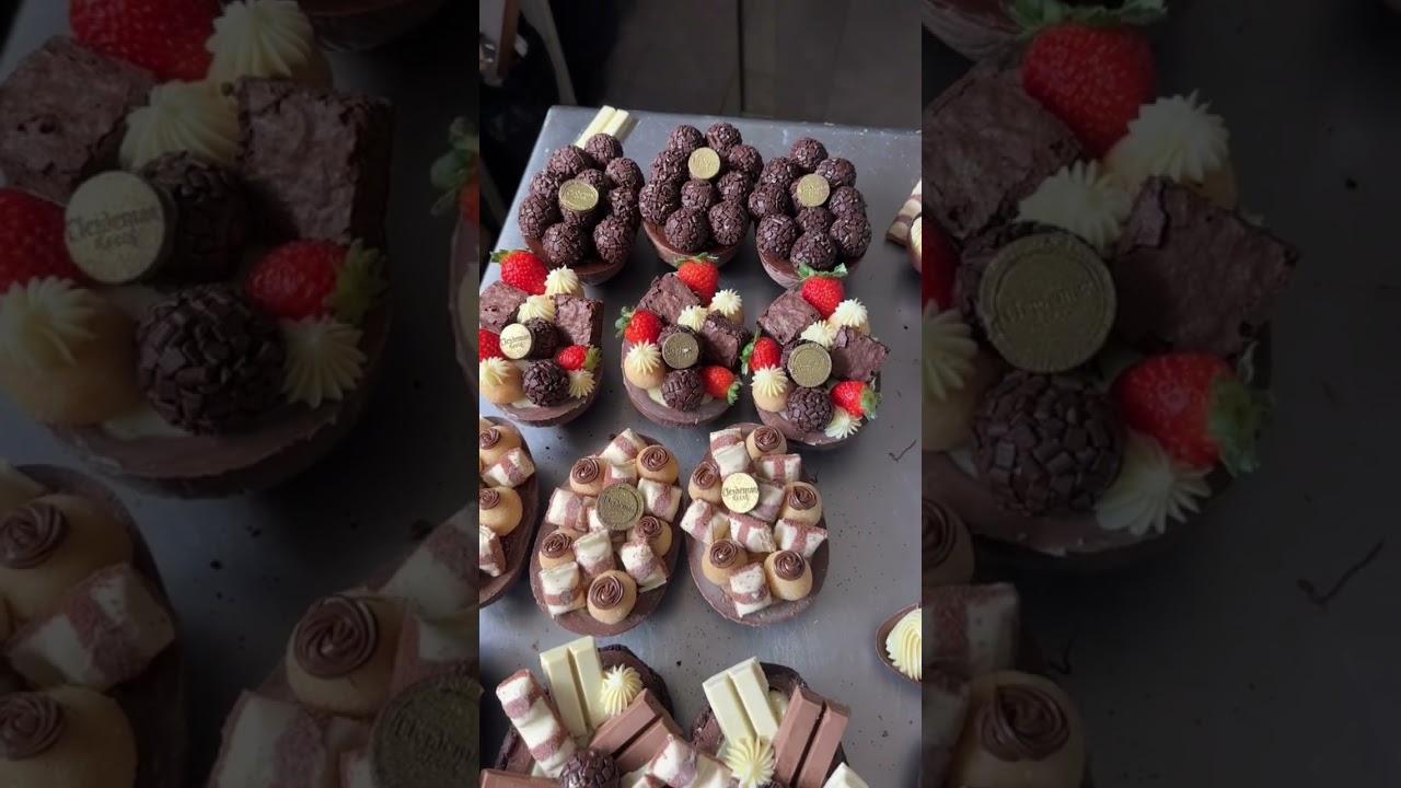 PREPARANDO 18 OVOS DE COLHER #confeitaria #confeiteirainiciante #bolo #doces #pascoa #chocolate